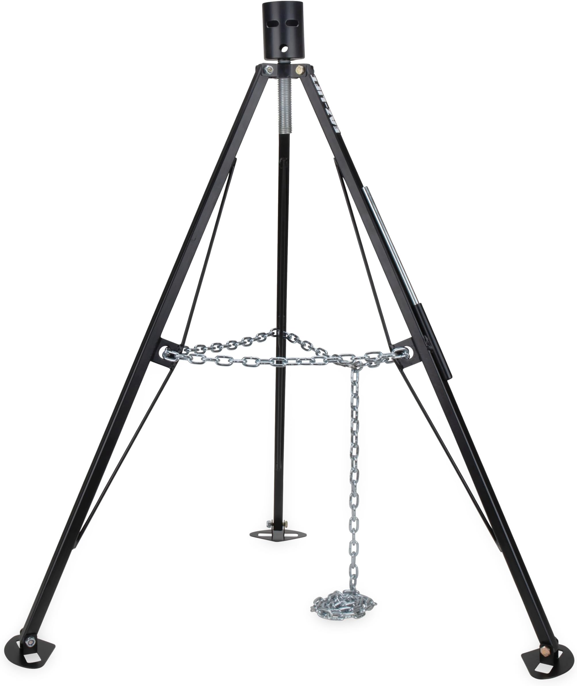 Camco Eaz-Lift 5th Wheel King Pin Tripod Stabilizer - Features Adjustable Height & 5,000 lb Certified Load Capacity - Heavy Duty RV Stabilizer - Folds for Easy RV Storage and Organization (48855)