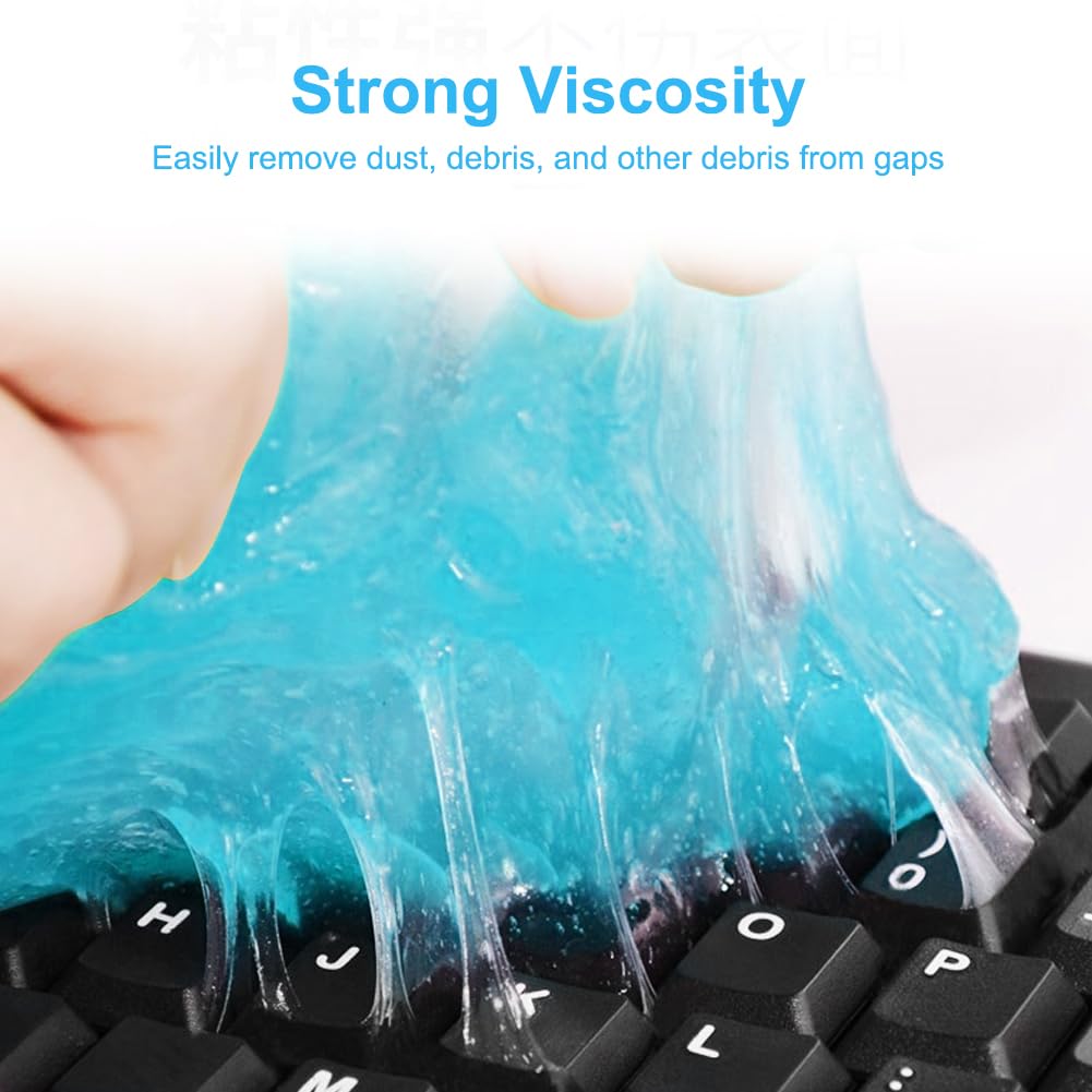 Tastaturreiniger Gel 5er Set - Wiederverwendbare Reinigungsknete 5x80g