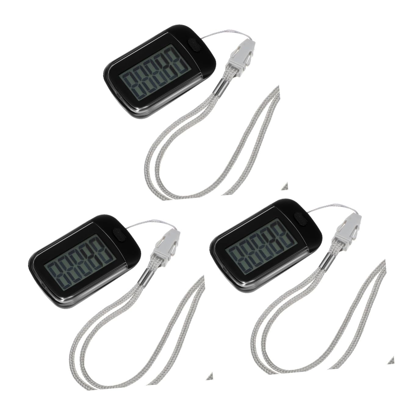 BESPORTBLE pédomètre podomètre podometre Pedomètre Noir pedimetre Compteur de Pas Running comptoir Agrafe traqueur Randonnée capteur Montre Sport Montre Course à Pied Plastique Black