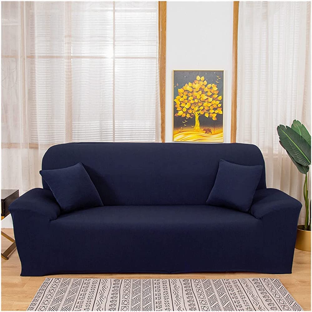 MGEMJMJ Armchair Slipcovers,Living Room Sofa Cover Sofa Cover Elastic Sofa Cover Chair Protection Cover 1/2/3/4 Seat Spandex(Size:2 seater 145-185cm,Color:F)