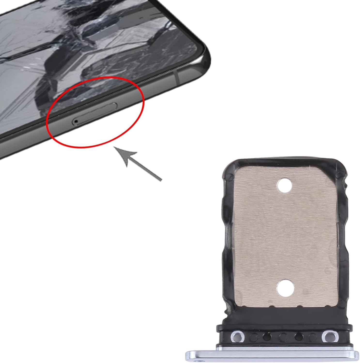 SIM Card Tray Holder Slot Replacement Compatible with Google Pixel 8 Pro,SIM Card Tray Replacement Compatible with Google Pixel 8 Pro (Blue)