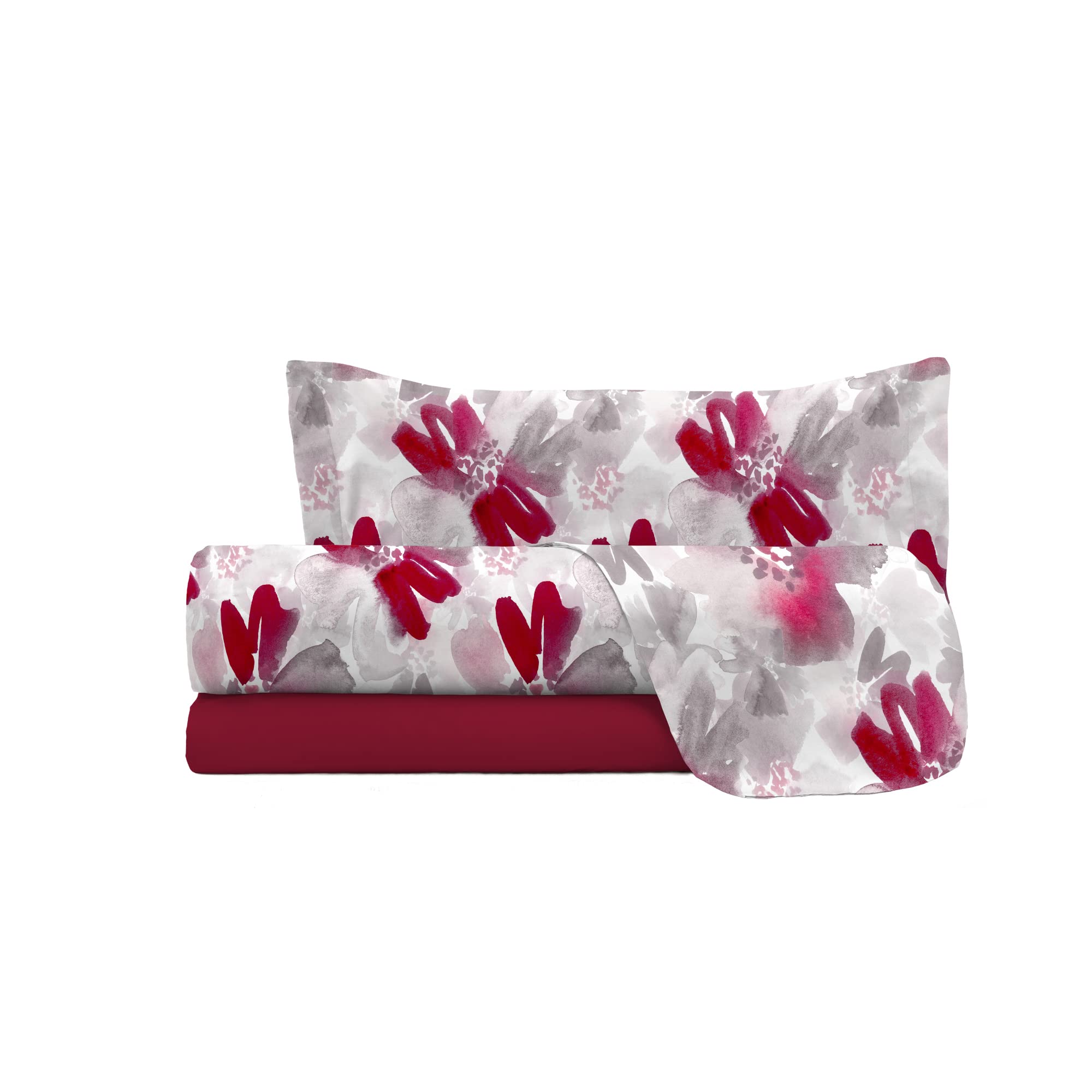 Fashion Bed Sheet Set, Made in Italy, Soft Microfibre Bed Set, Fitted Sheet - Image 3