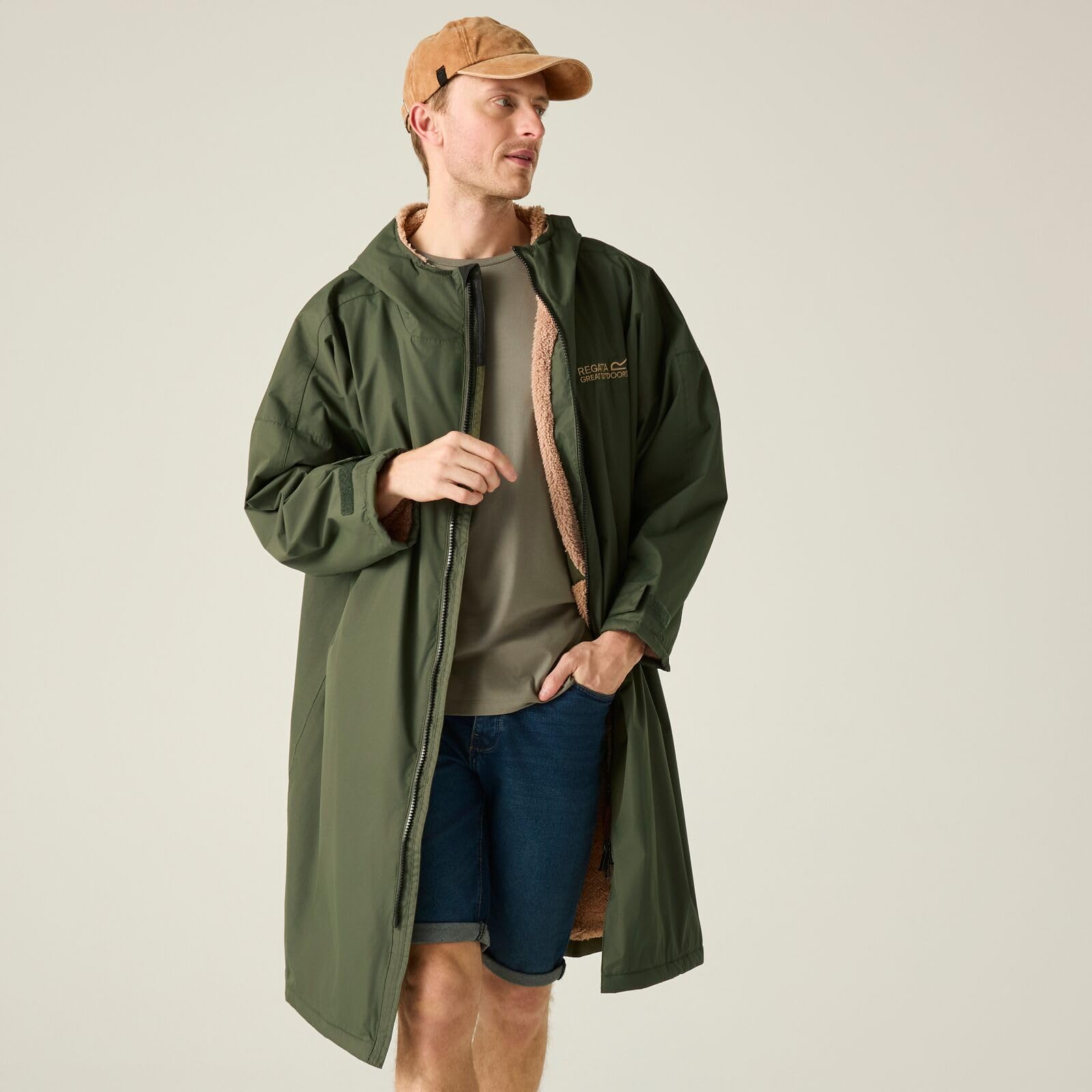 Regatta Homme Robe À Langer Imperméable, Cactus Camo