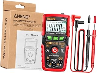 OSALADI 4000 Multímetro Digital De Bolso Multímetro Digital Testador De Testador Elétrico Testador De Medidor Elétrico Multímetro Digital Inteligente Ohm Medidor Multímetro Medidor