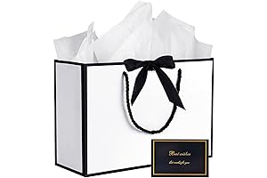 1PC JMANNI Wedding Bride Gift Bags with Handles and Greeting Cards for Bridal Shower