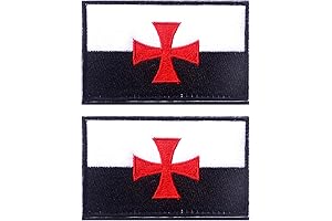 Knights Templar Crusaders Christian Embroidered Morale Patch