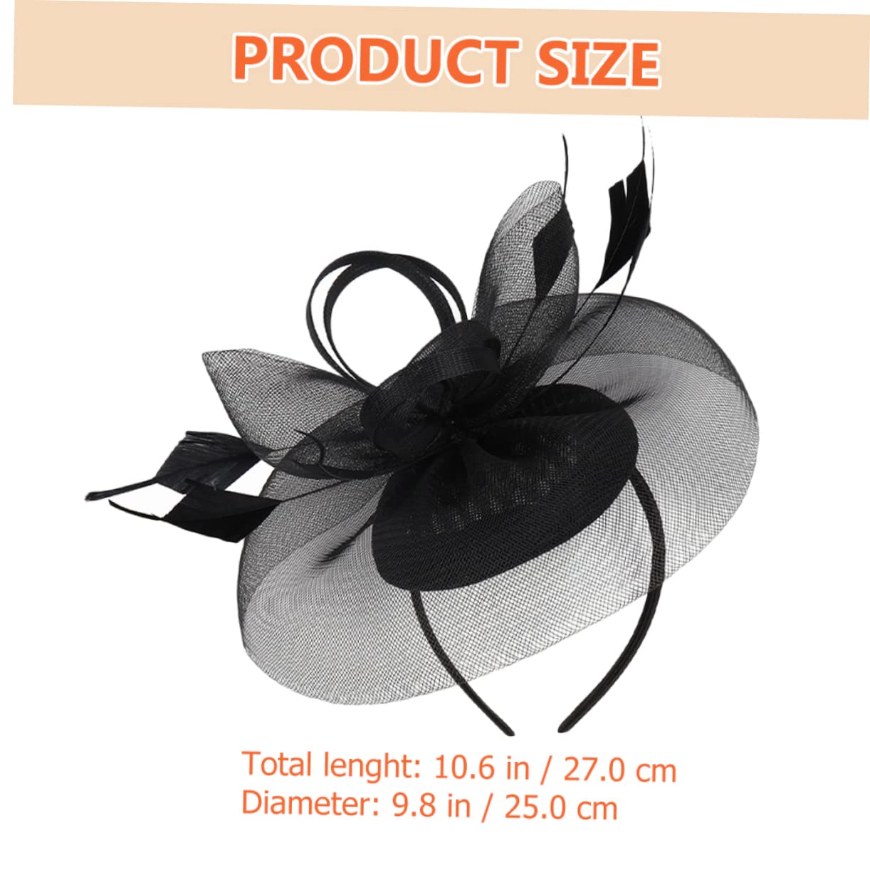 SOIMISS 2piezas Diadema Tocado De Malla Para Bodas y Fiestas Sombrero De Tea Party Para Mujeres Accesorio Elegante y Duradero Para Celebraciones y Eventos Sociales