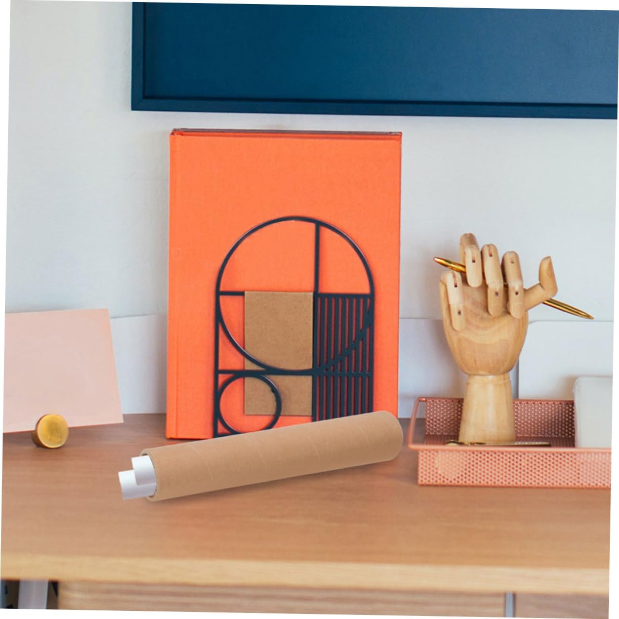 Gadpiparty 2Pcs Heavy Duty Poster Tubes with End Caps Art Storage and Transport for Documents and Artwork Design for Mailing and Storage