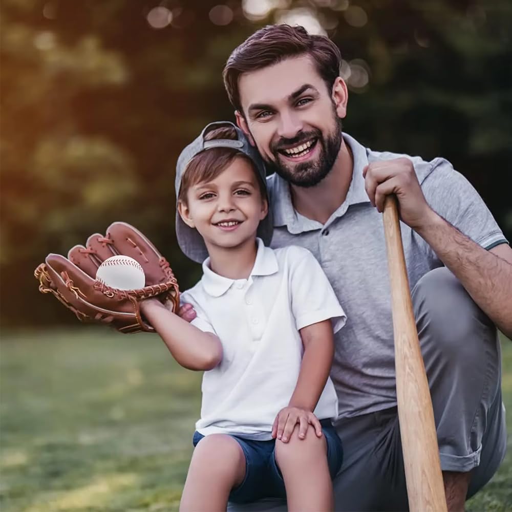 Pelotas de Béisbol Profesionales 9 Pulgadas Cosidas a Mano Dura/Blanda para Adultos y Jóvenes