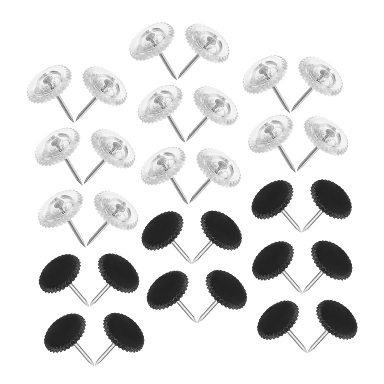 HOMSFOU 800piezas Chinchetas Transparentes para Corcho Pinchos De Oficina y Manualidades para Tableros De Anuncios y Decoración De Paredes