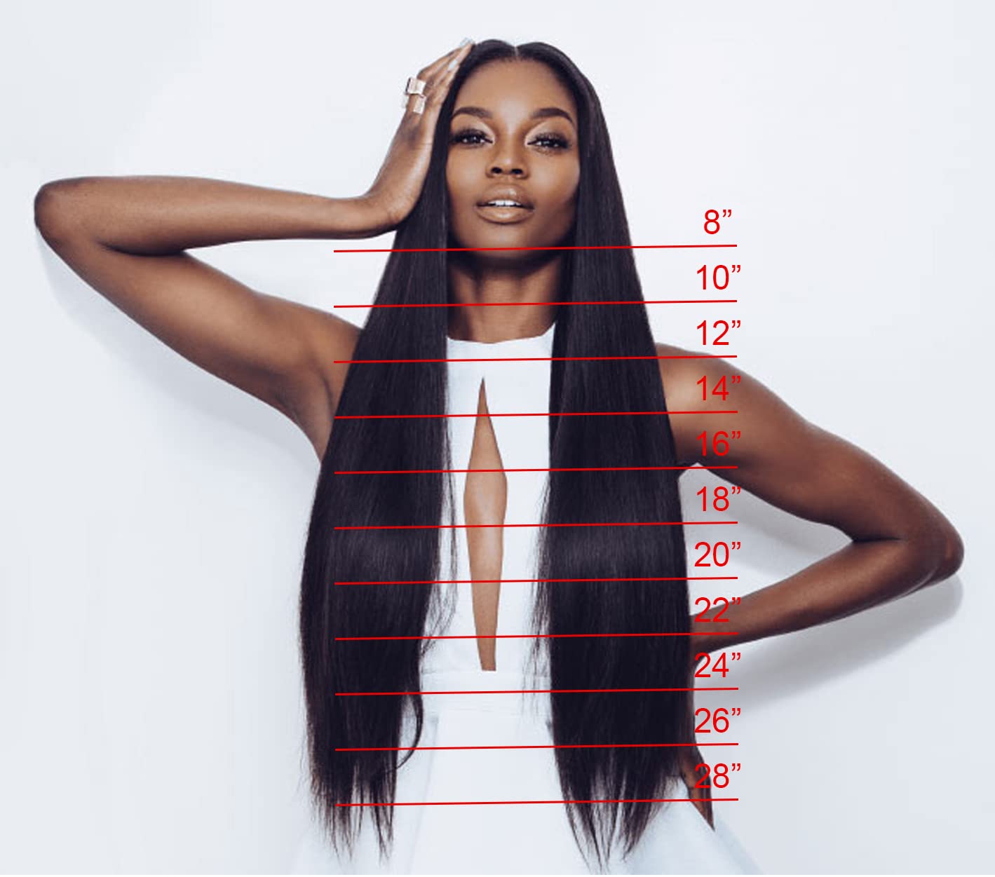 Frontal with Bundles Straight Hair 18" 20" 22" Brazilian Virgin Hair 3 Bundles (100g each bundle) and 16" Ear to Ear Straight Frontal 13x4 with Baby Hair (72g) with Bundles Human Hair Extensions Black Straight Hair
