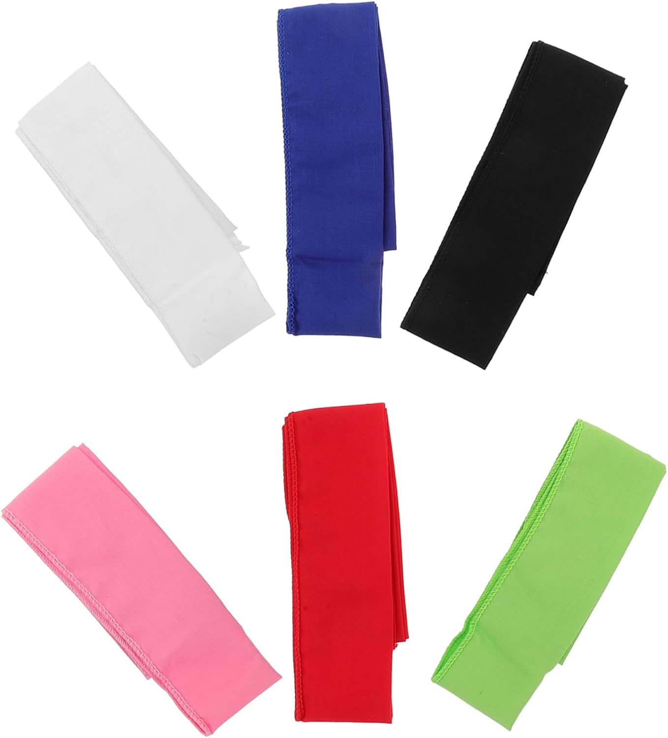 Kisangel 6pcs Summer Cooling Towels Quick Dry Ice Neck Wraps for Hot Weather Sweat Absorbent Breathable Scarf for Sports Yoga Running Outdoor Activities Colors