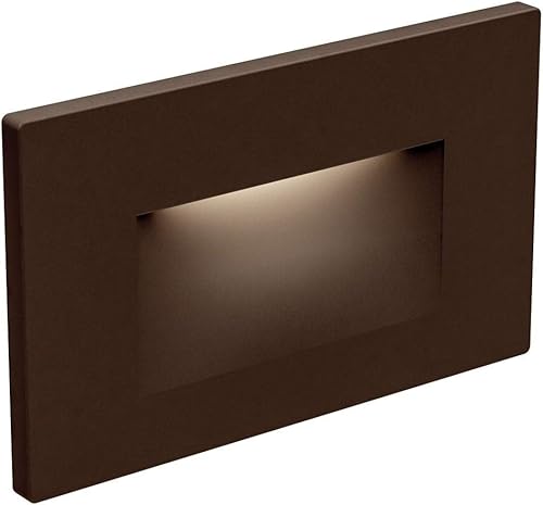 Miniatura 4 de DALS Lighting LEDSTEP005D-WH - Luz LED empotrable horizontal para interiores y exteriores, 4.75 pulgadas, color blanco