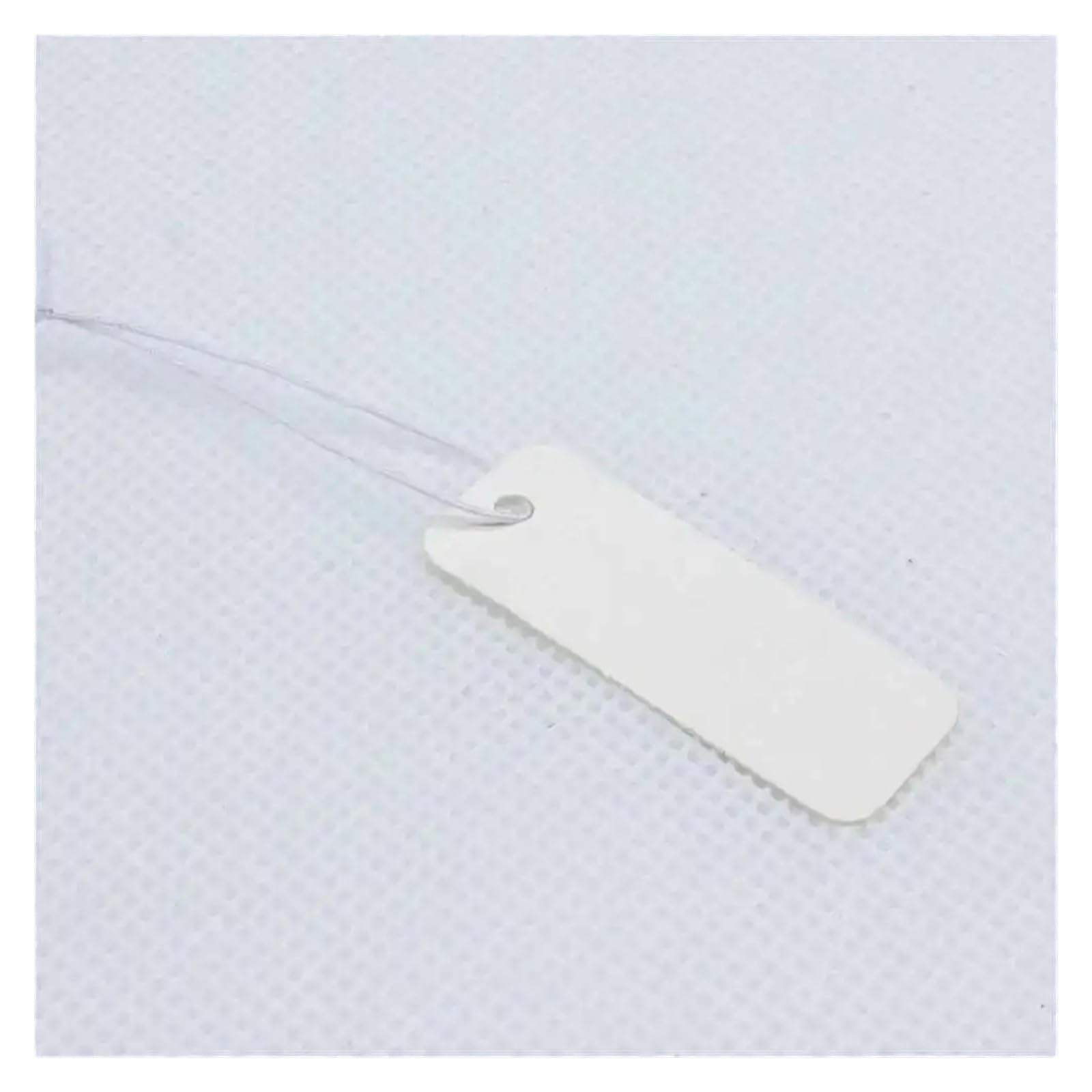 Preisschilder mit Schnur, 500 Stück, 4 x 2 cm, Papier-Preiskarten, Schnur, Etiketten, Blanko-Etikett, Schmuck, Display-Karte, Paket, Hängeetikett für Display-Preis