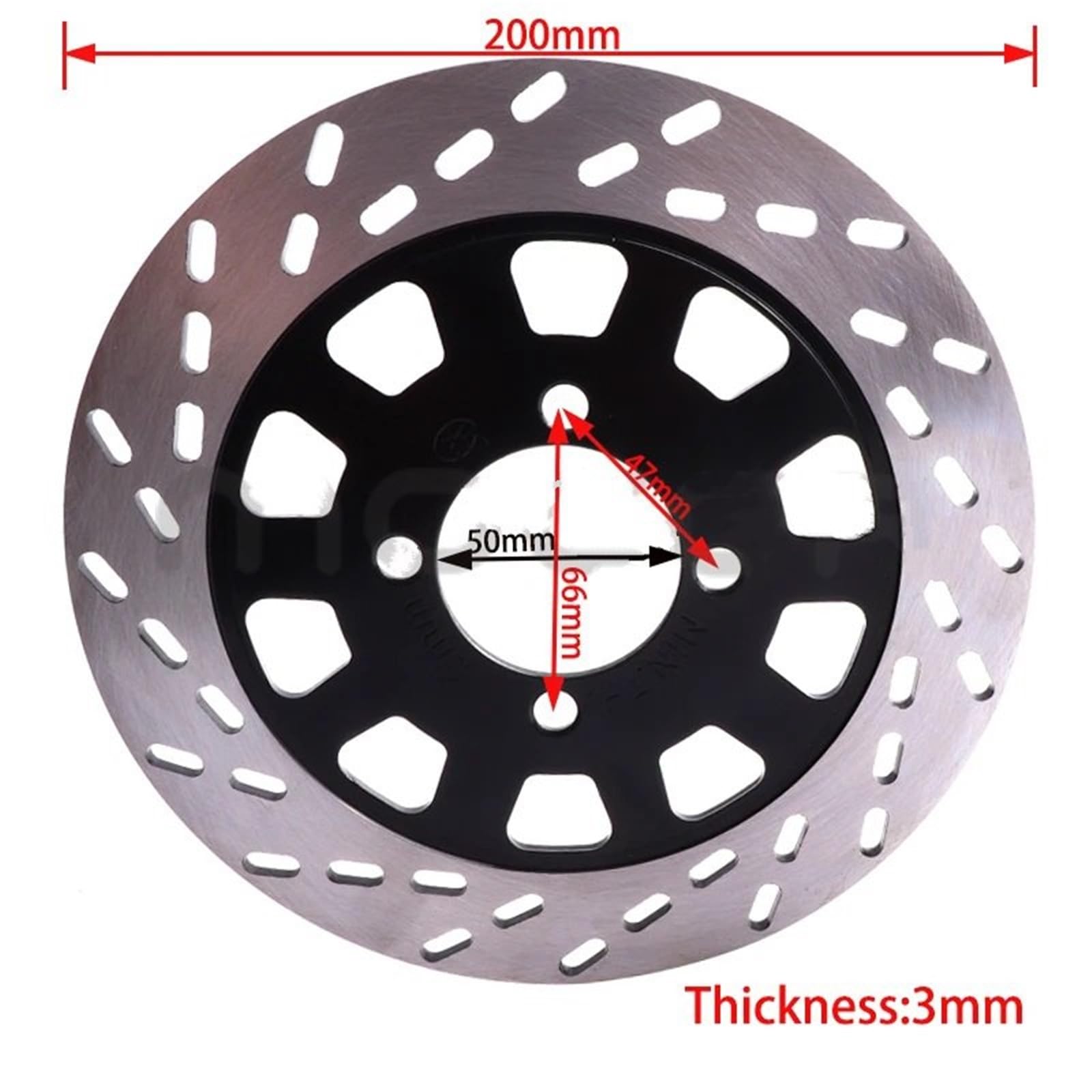 Disco freno anteriore Rotore del disco freno ATV da 200 mm per 50 cc 70 90 110 125 250 GY6 Scooter Dirt Pit Bike Moto Buggy Quad Disco Freno