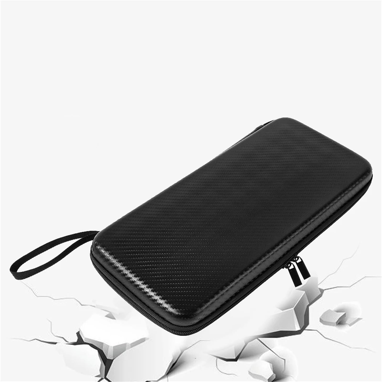 Estuche para Teclado Estuche rígido para Teclado de EVA para Teclado inalámbrico Bolsa de Almacenamiento Protección Impermeable Estuche de Transporte a Prueba de Polvo para Teclado (Negro)