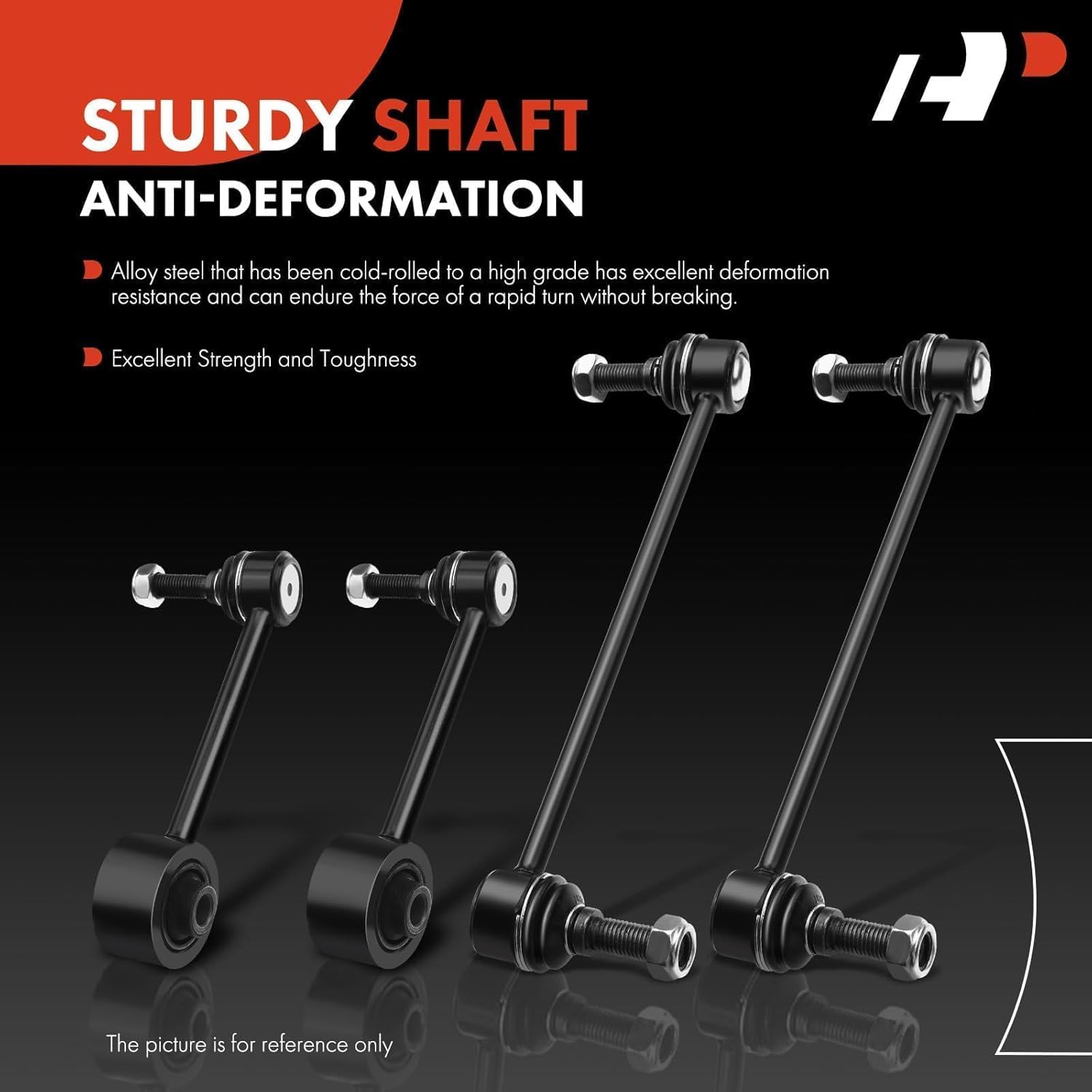 A-Premium 4Pcs Front and Rear Sway Bar End Links Kit Stabilizer Bar Links, Compatible with Honda CR-V CRV 2007-2016