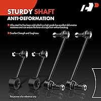 Vista 4 de A-Premium Kit de 4 eslabones de barra estabilizadora delantera y trasera, compatible con Honda CR-V CRV 2007-2016