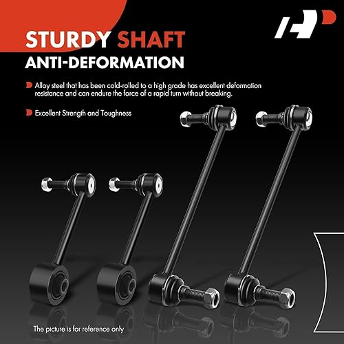 Miniatura 4 de A-Premium Kit de 4 eslabones de barra estabilizadora delantera y trasera, compatible con Honda CR-V CRV 2007-2016
