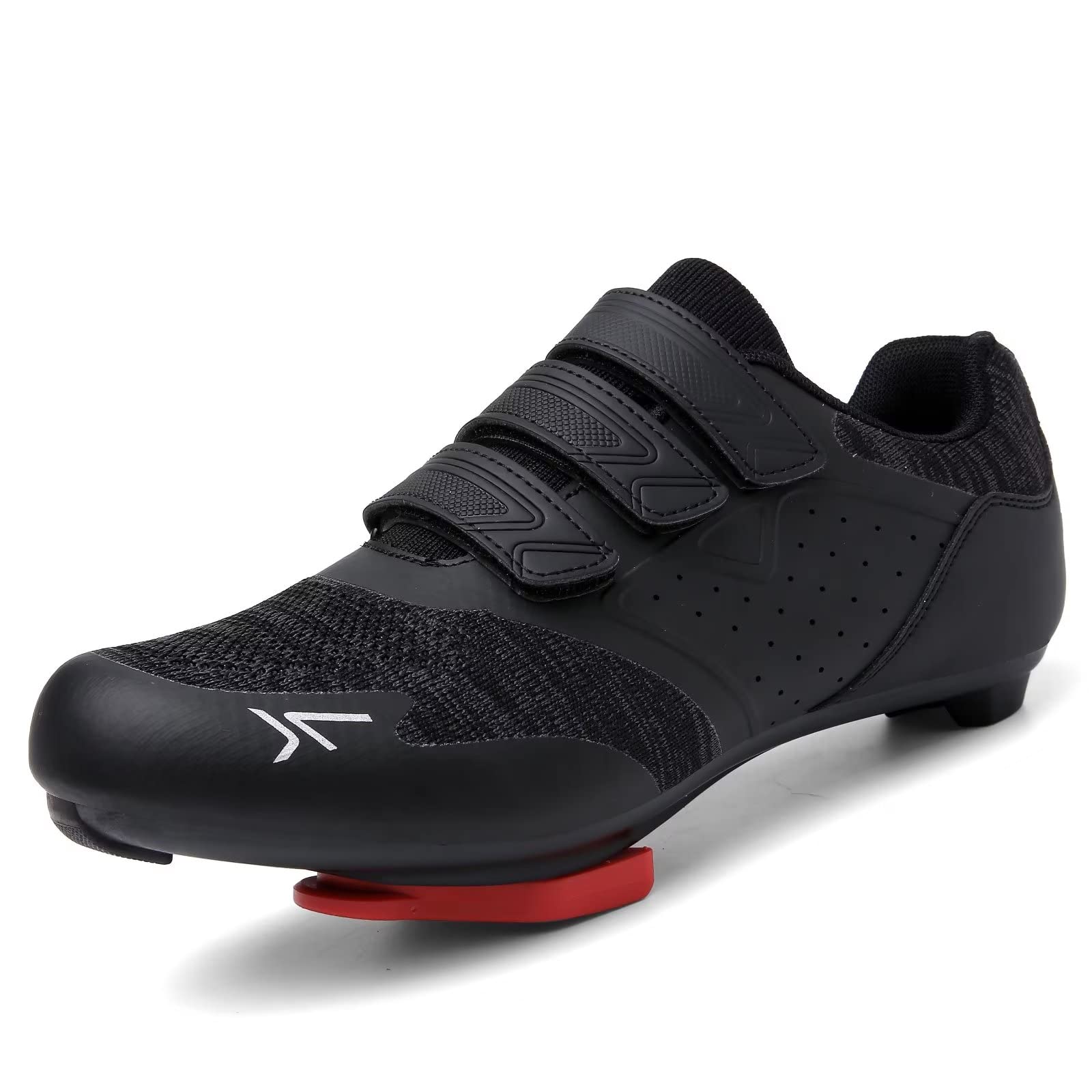 Męskie damskie buty rowerowe kompatybilne z Peloton Mountain Road Bike i SPD Look Delta Cleats idealne do butów do jazdy na rowerze z klipsem, do użytku wewnątrz i na zewnątrz, B Czarny, 46/47 EU