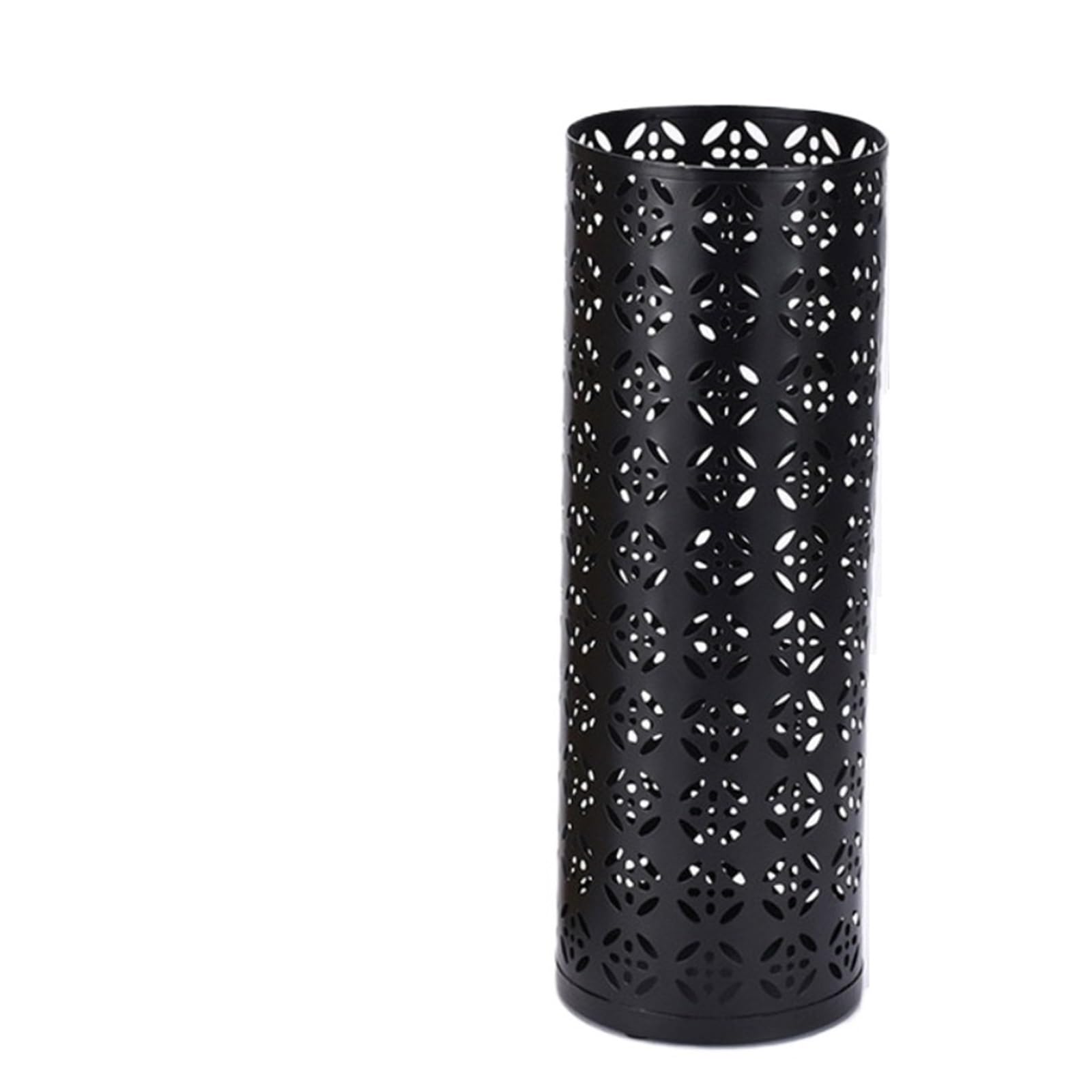 PSNKLMM Metal Umbrella Stand Hollowed Round Rack Freestanding Organizer Bin For Home Hotel Office