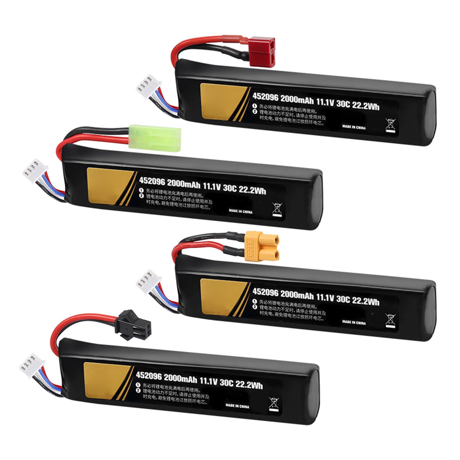 WaterGuns Airsofts Batteria 3S 11.1V 2000mAh 452096 Giocattolo Elettrico 11.1V Batteria Ricaricabile 3S 30C