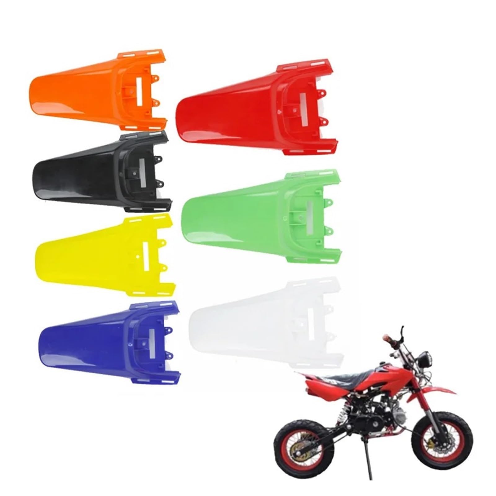 Parafanghi Per Moto Cross Parafango Per Ho&nda CRF50 Alettone Posteriore PitMotorcycle Universale Per Scooter Accessori Per Motocross Guardia del parafango