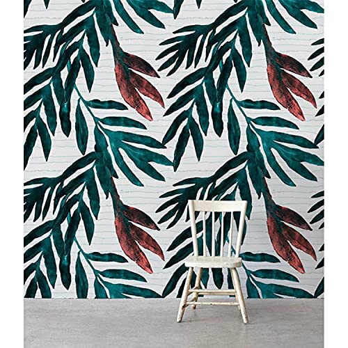 Papier peint feuilles pour masquer les défauts d'un meuble ou mur de cuisine - 2