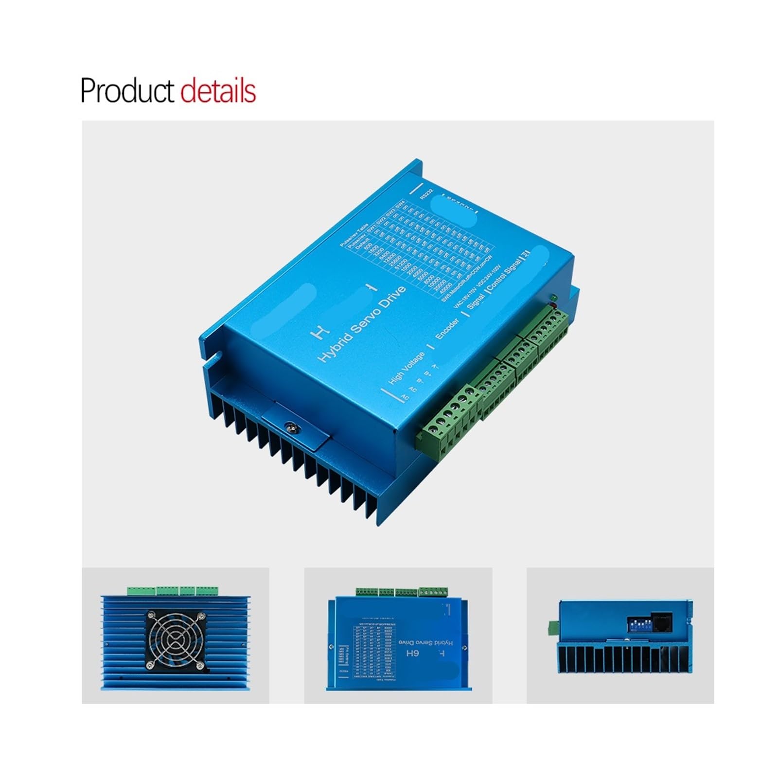 Unidad de motor paso a paso, servoaccionamiento híbrido HBS86H AC18-70V o DC 24-100V for controlador paso a paso nema 34