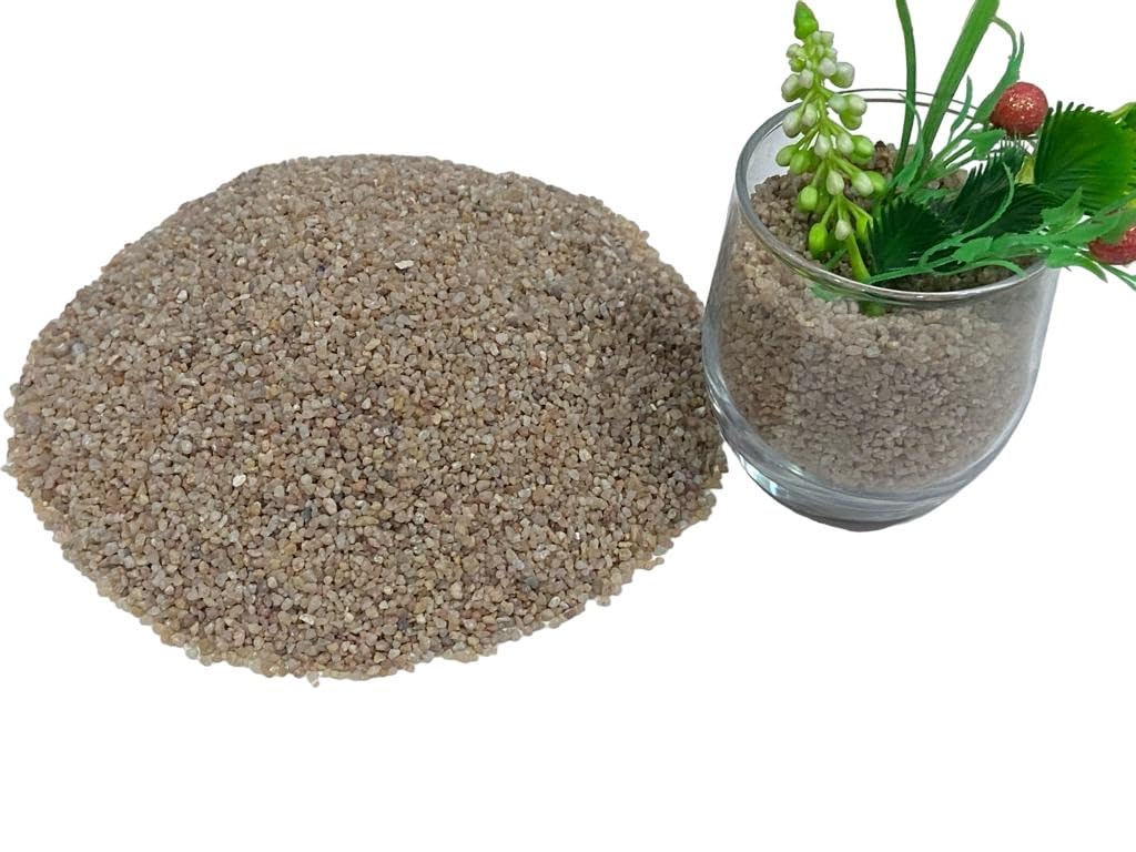 Silica Asia’s™ Natural Sand, Sugar Size Sand, Beach Indoor, Terrarium, Succulent, Aquarium, Fun & Play, Crafting Sand 1-2mm (1.90, Kilograms)-picture-19