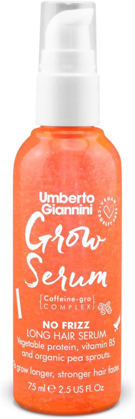 Grow Long Serum for Hair Strengthening - No Frizz Growth Enhancing Shine Serum 75ml