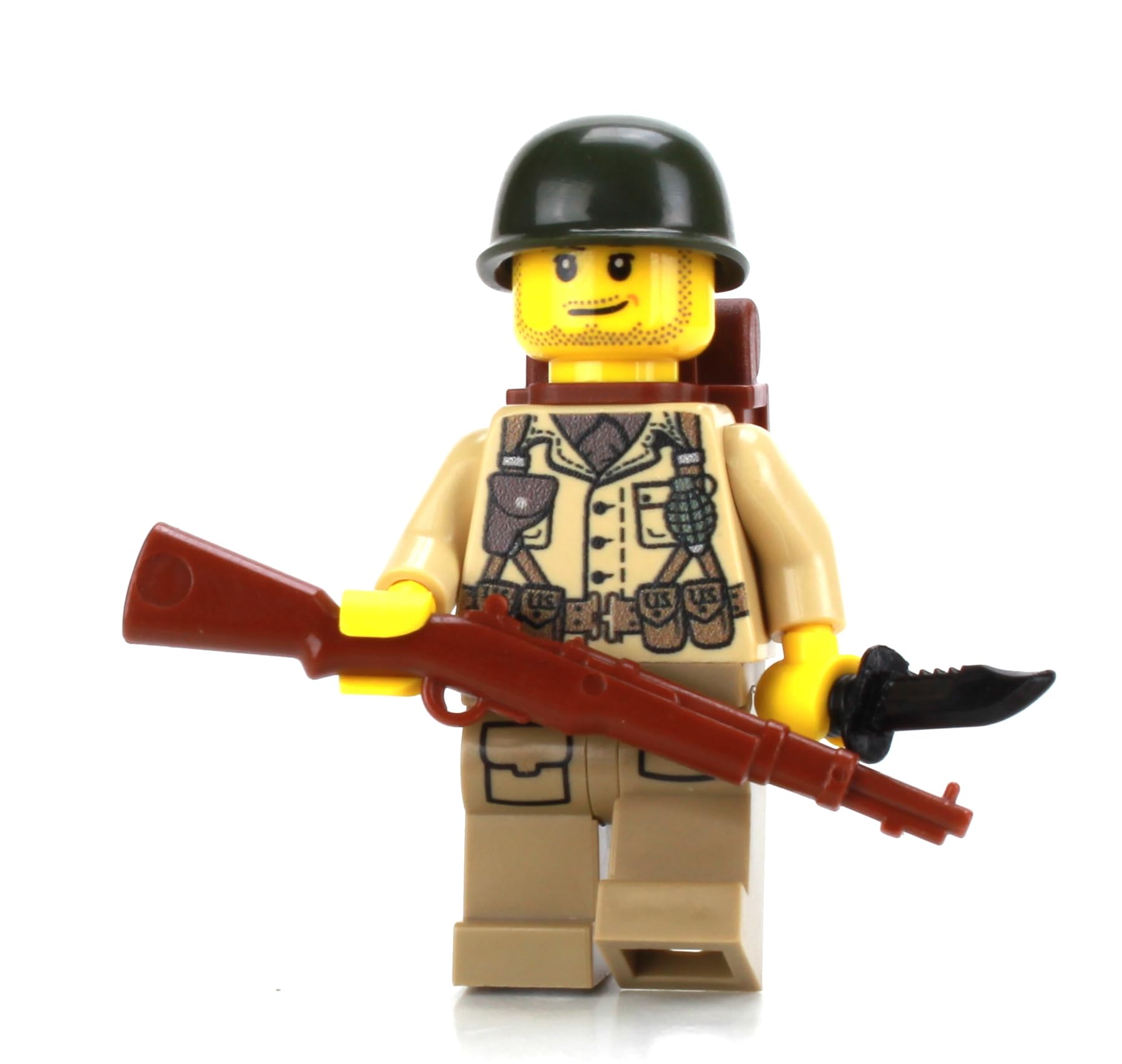 Amazon.com: Battle Brick 1.6 Inches Tall WW2 US Army Soldier