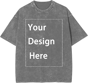 Personalized Customization with Logo Image Text Mens and Womens Shirts | Custom T-Shirt Black Style 1
