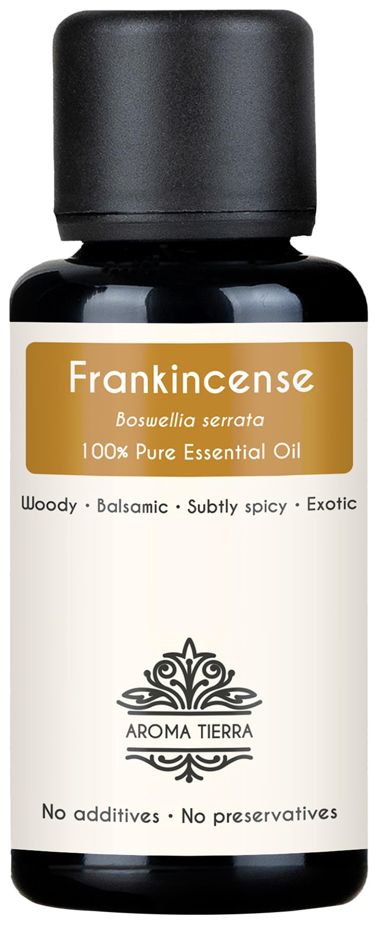Frankincense Essential Oil (Boswellia serrata) 30ml - 100% Pure, Natural & Undiluted - For Face & Skin Care, Wellness, Aromatherapy & Diffuser