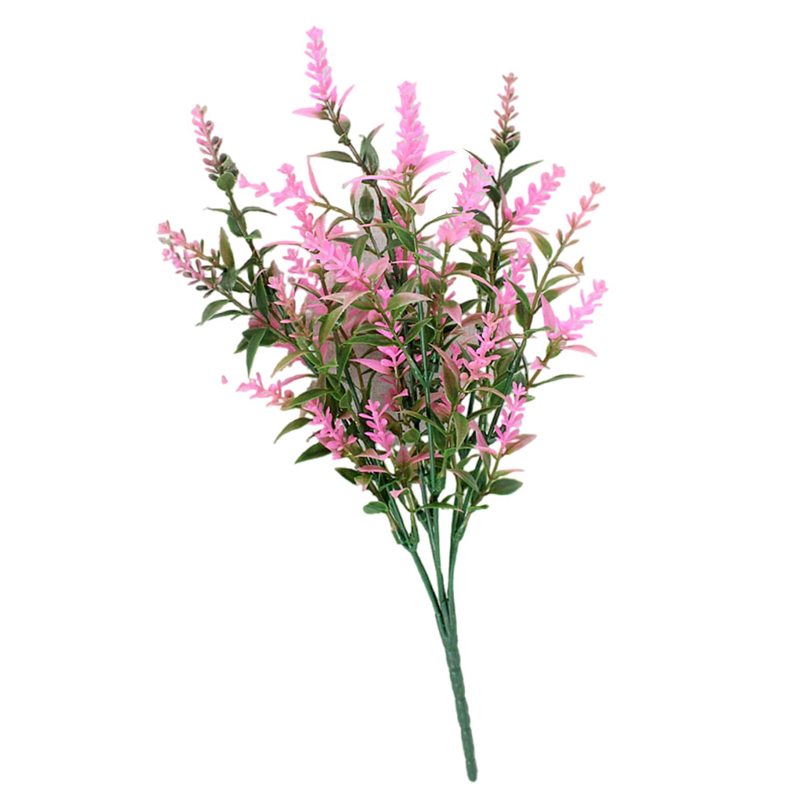 PANGBOER Imitation Lavender Wheat Decorative Flowers Faux Flower for Sophisticated Home Styling and Memorable Celebration Artificial Lavender Bouquets