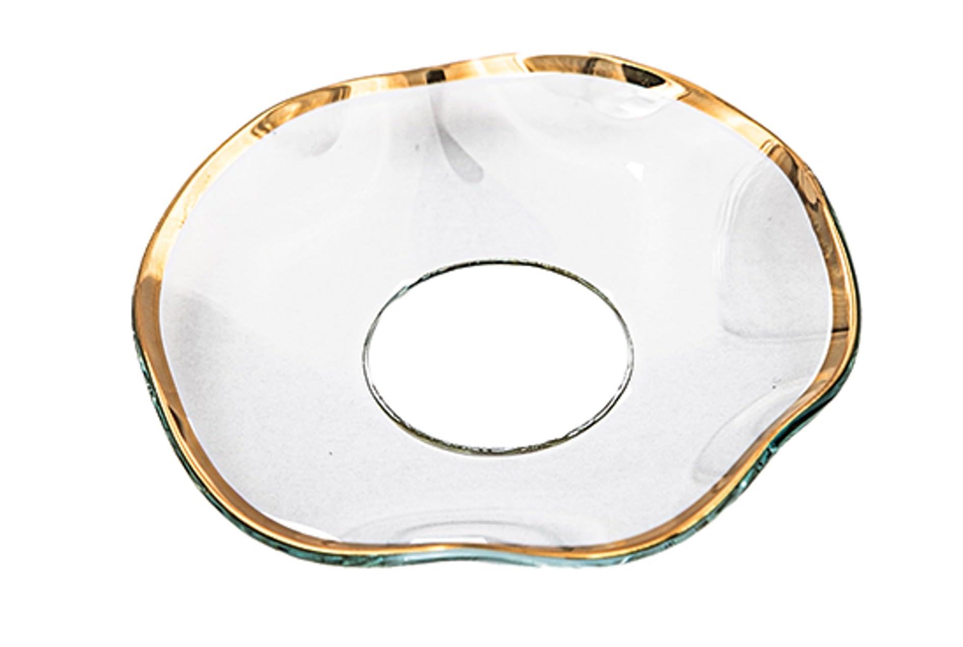 6 Pcs Attrape-Gouttes De Bougies En Verre De Noël 23 Mm De Diamètre