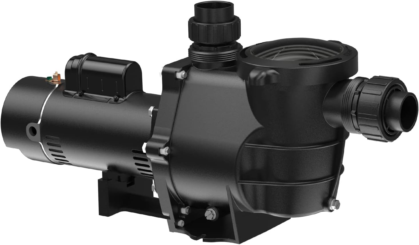 Buy GreenVines Pool Pump, 2 HP Dual Speed In Above Ground Self Priming