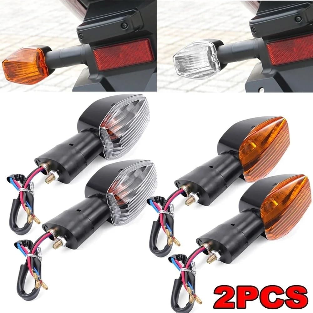 Motocicleta para accesorios lámpara indicadora luz de señal para HONDA(1PC Amber)