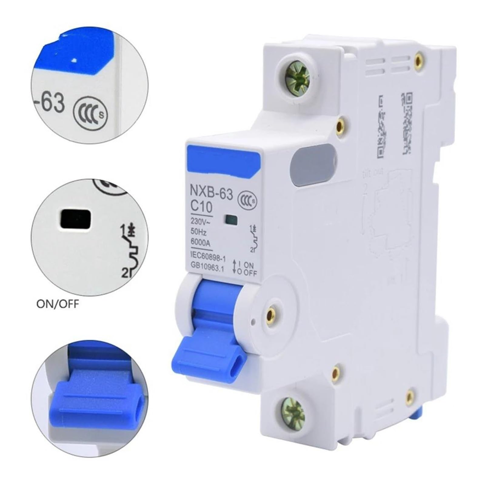 Interruttore automatico CC 2p 12-125V 1P Miniatura Protezione automatica Veicolo elettrico 80A/100A/125A/200A/250A Protezione della batteria(32A)
