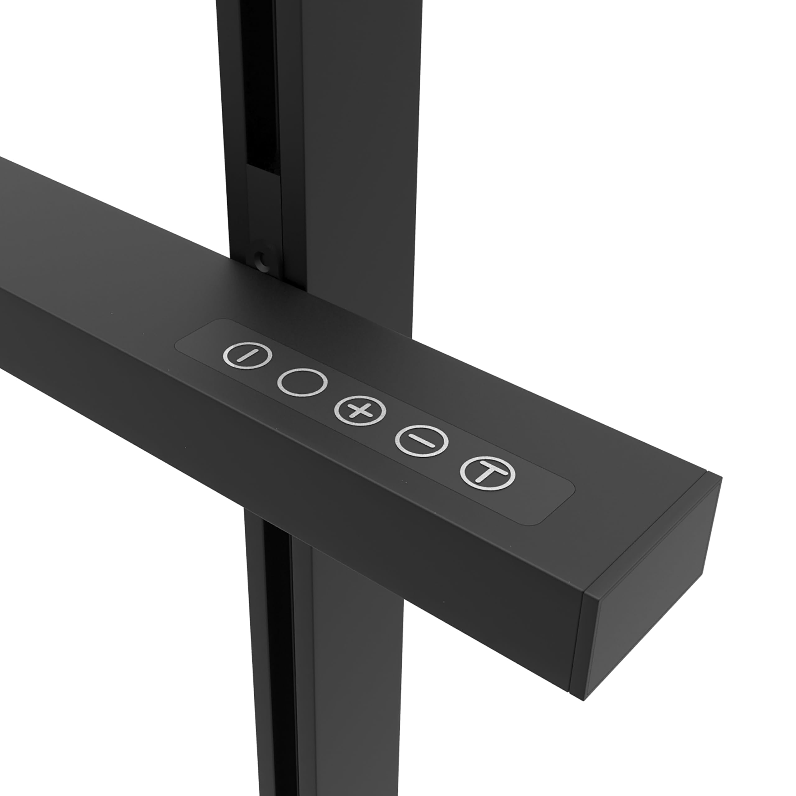 Unilux Zenith Schreibtisch-Leuchte mit dreh- und verschiebbaren Arm, Lampe dimmbar in Lichtintensität und Farbtemperatur, 60-Minuten-Timer, schwarz