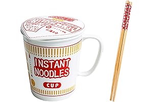 Instant Ramen Cup: Creative Ceramic Bowl for Nostalgic Noodle Enjoyment