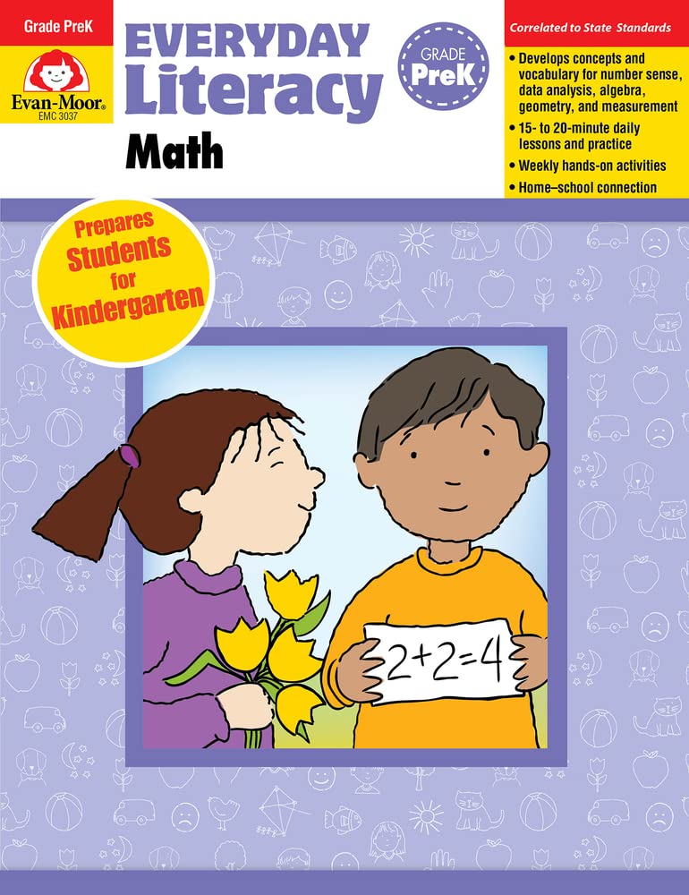 Buy Everyday Literacy Math, Grade PreK — BookShops.in