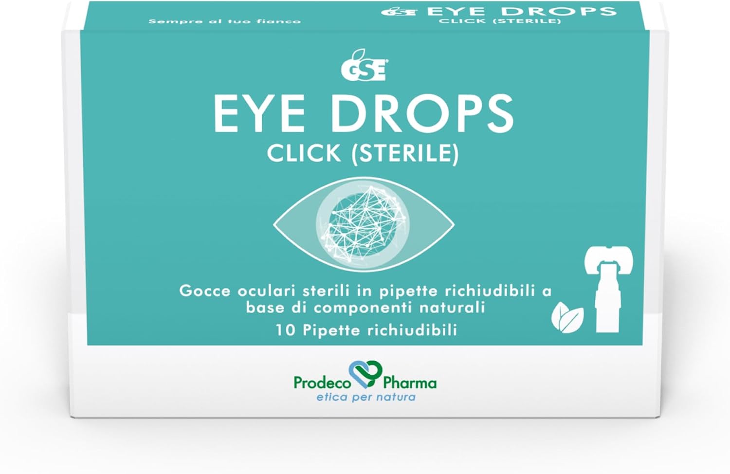Prodeco Pharma GSE Eye Drops Click 10 Pipette Richiudibili da 0,5ml