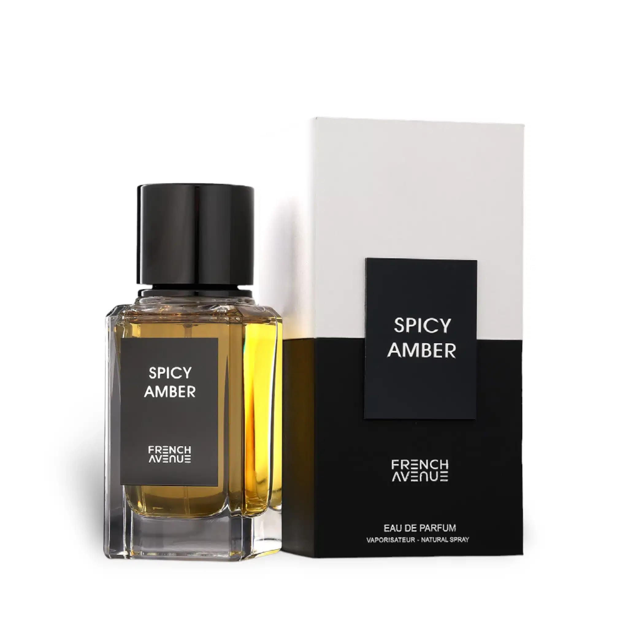 French Avenue Spicy Amber Eau De Parfum 100 ml for Men and Women Arabic Scented Water Cashmere Wood Cedar Wood