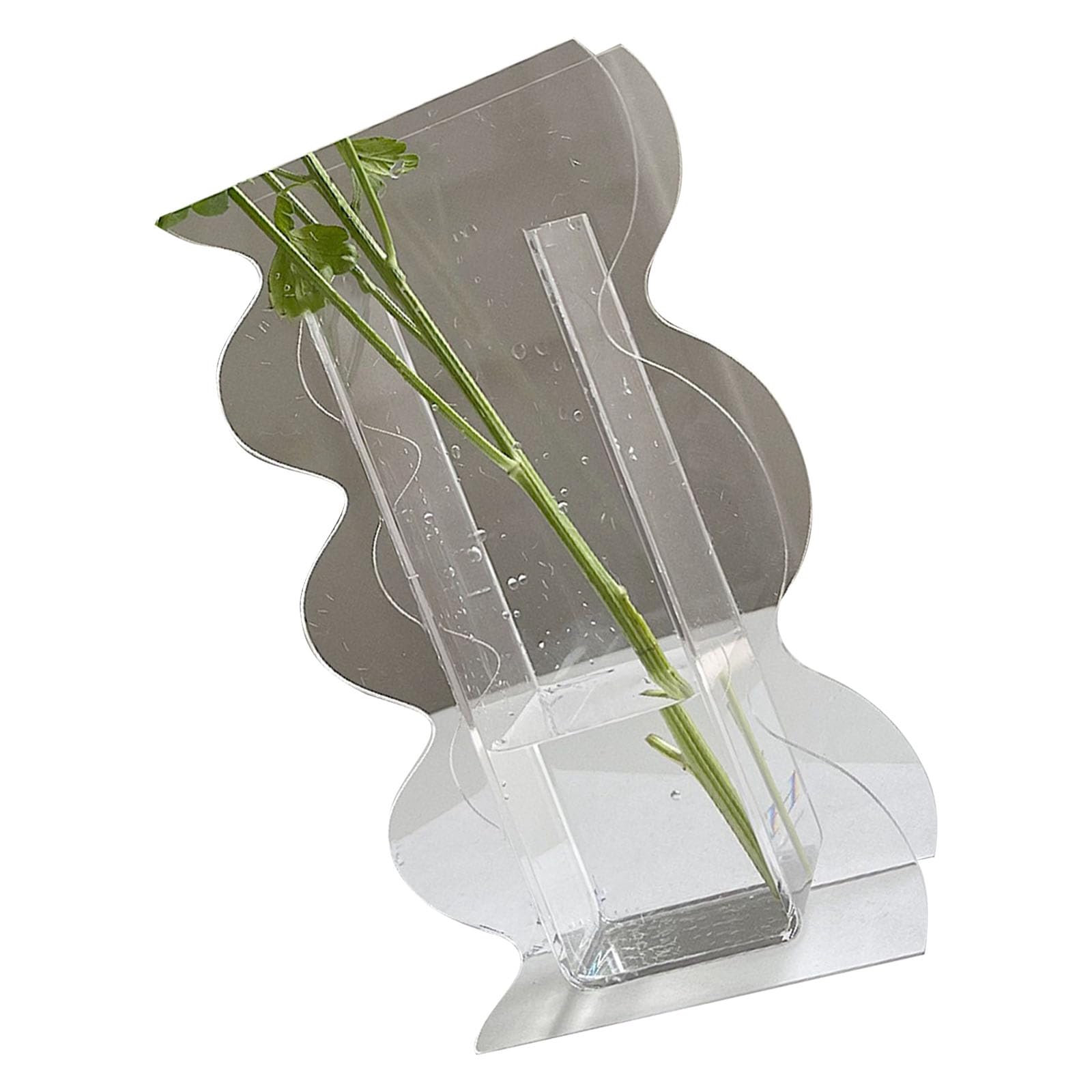 Yrohgkpn Clear Contemporary Acrylic Planter Vases Decors For Flowers And Hydroponic Shatters Proof Structure Ideal For Indoor Gardening Acrylic Planter