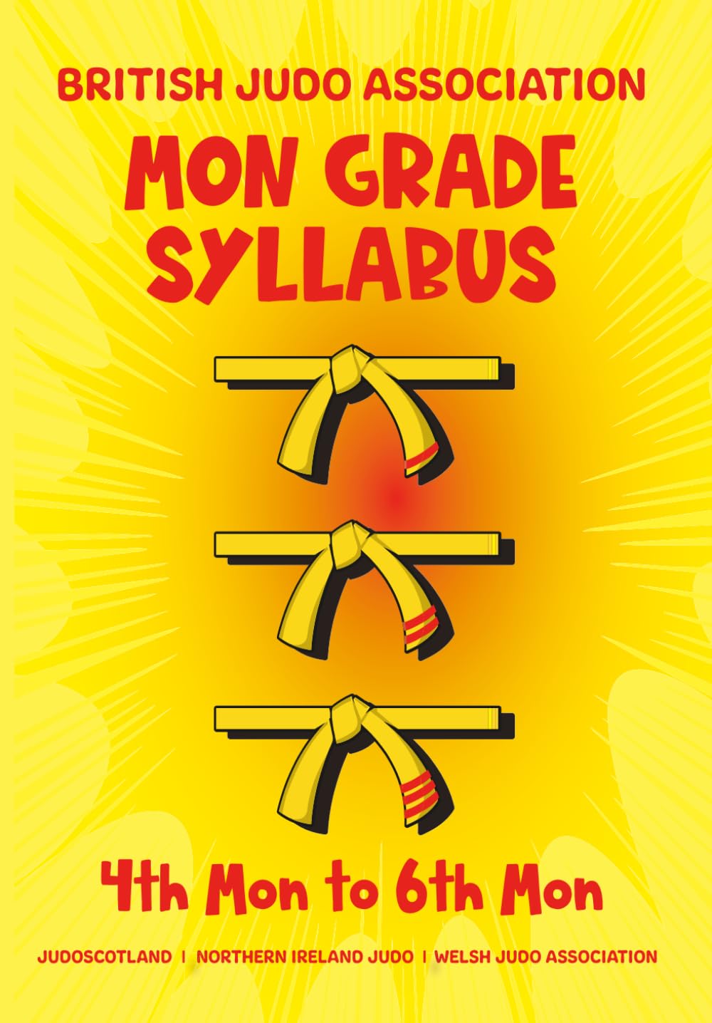 British Judo Mon Grade Syllabus by Koka Kids 4th Mon to 6th Mon: Grade requirements to progress from 4th Mon to 6th Mon