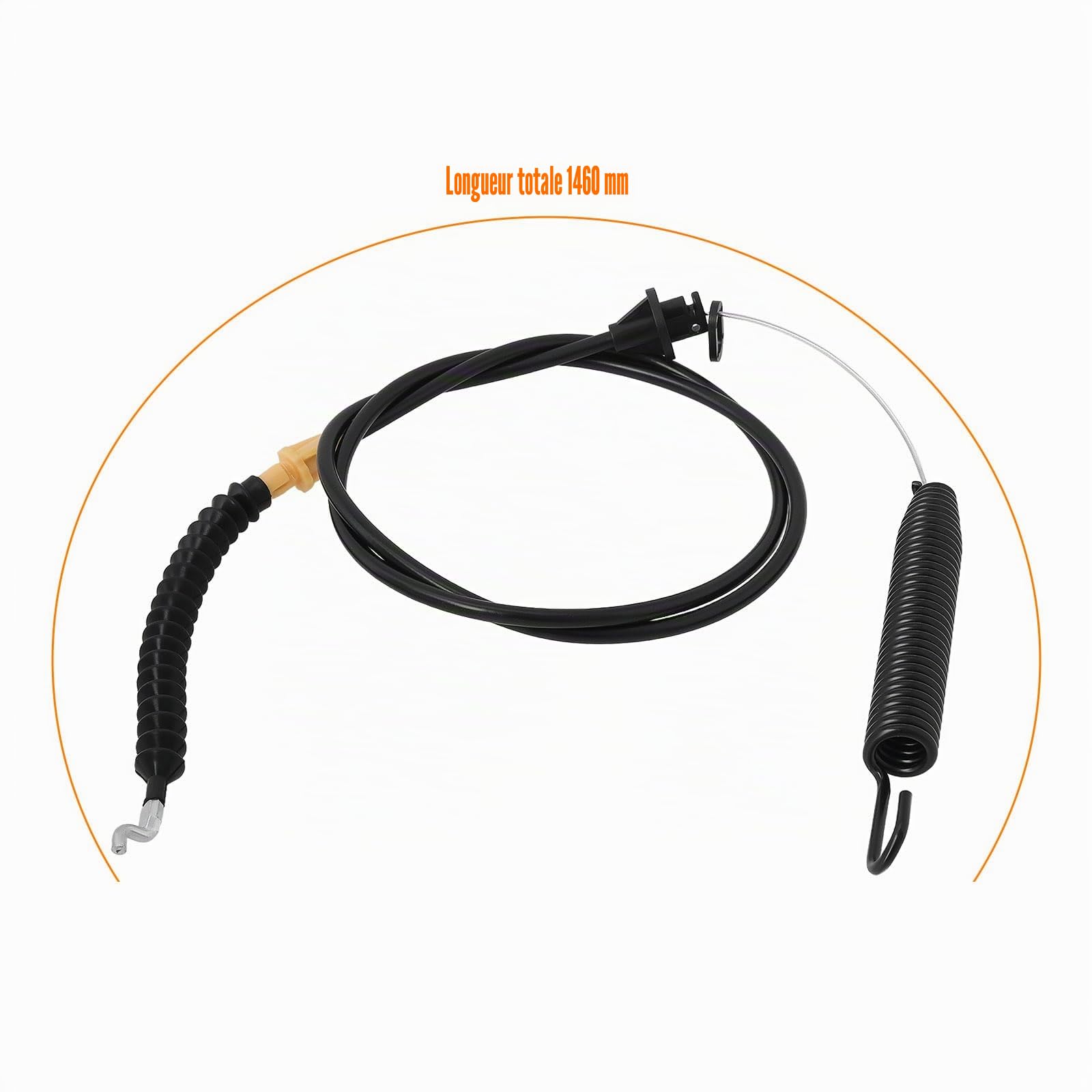 ECSiNG 2 pièces Câble d'engagement de plateau de tondeuse à gazon compatible avec la tondeuse à gazon MTD série 700 OE 946-04173E 746-04173 290-087 Câble d'entraînement de plateau de tondeuse