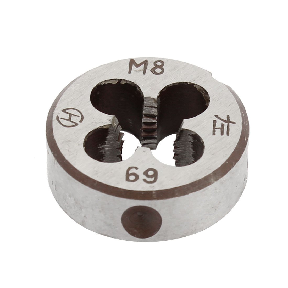 Aexit Steel 25mm Tool holder Outside Dia Metric M8 Screw Thread Round Die Tool Silver Tone Model:53as283qo334