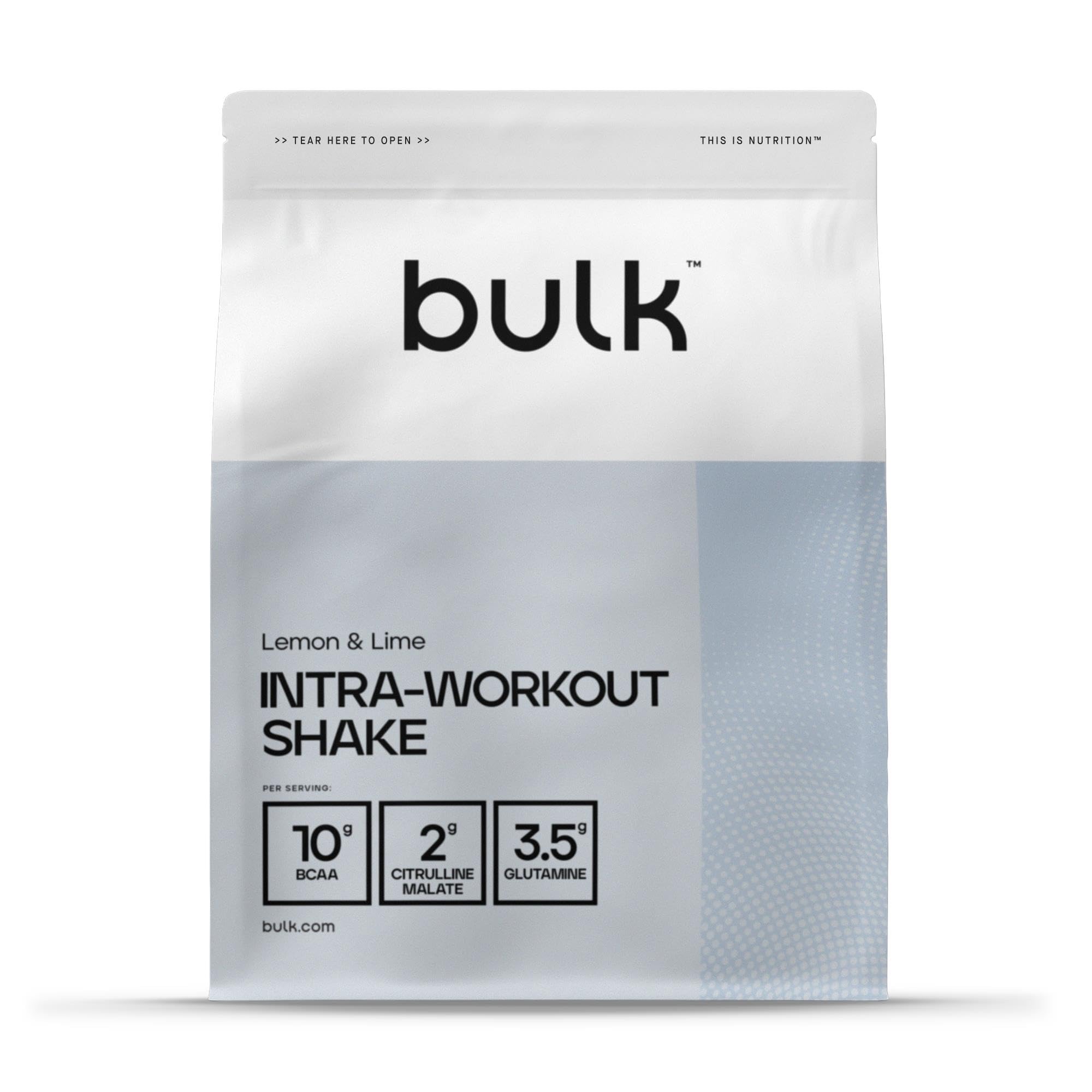Bulk Complete Intra-Workout, BCAA, Lemon and Lime, 500 g, Packaging May Vary, Limone & Lime, 25 Porzioni