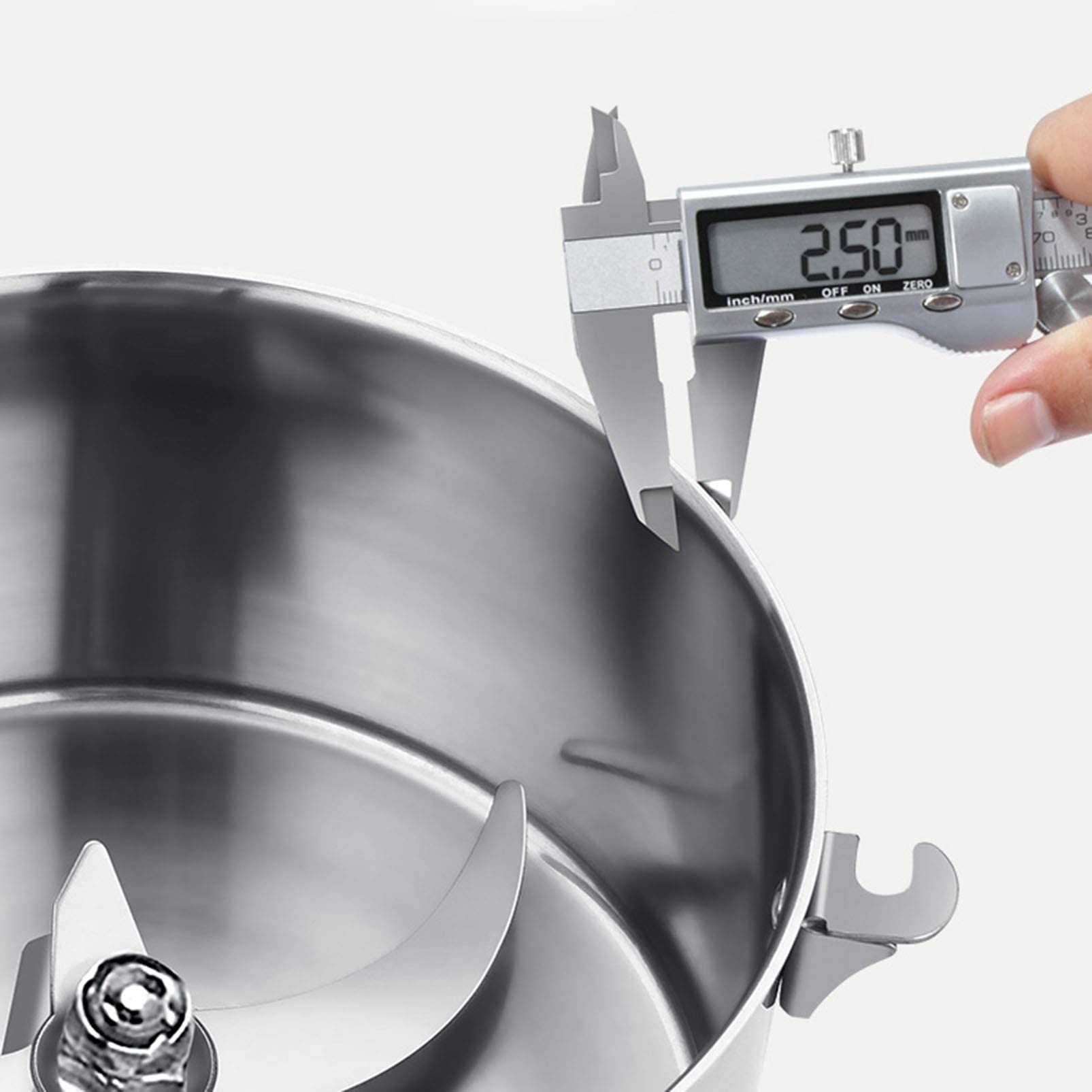 Broyeur électrique Ultrafin Pour Cuisine - Lame Octogonale Inox 28000 Tr/min, Capacité 600 Ml | Pour Céréales, épices, Noix - 3